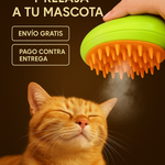Cepillo a Vapor 3 en 1 para Mascotas – Cuida, Relaja y Limpia al Instante