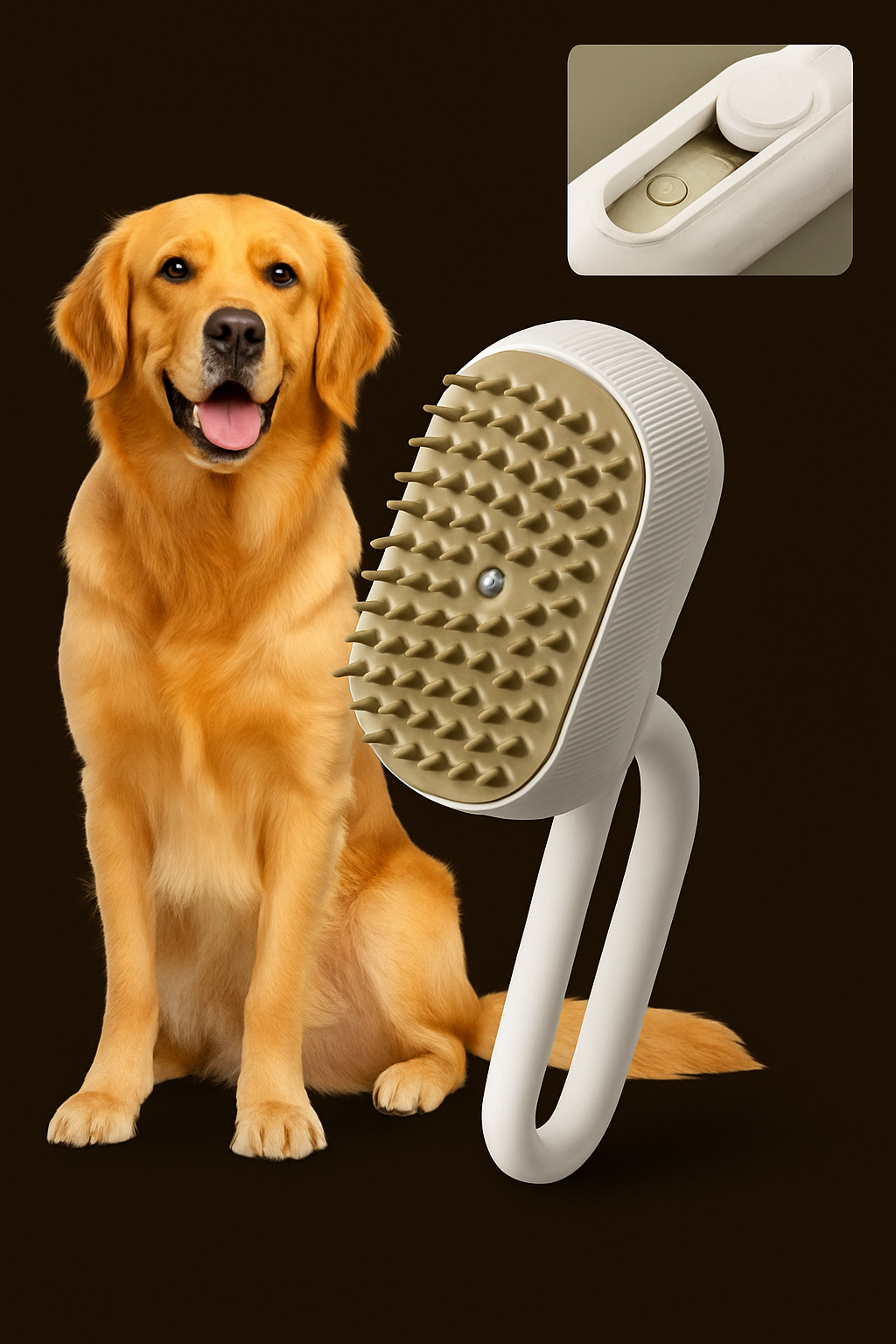 El Cepillo que Tu Mascota Ama – Relaja, Limpia y Cuida su Piel 💆‍♂️🐾